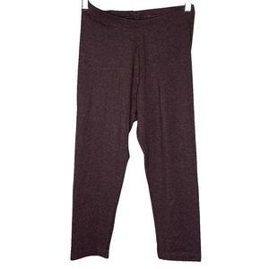 Old Navy Leggings‎ Womens Small Purple Cropped Capri Yoga Workout Athleisure